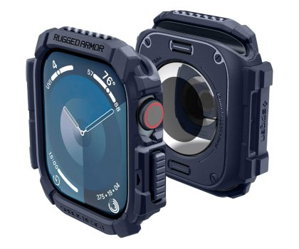 Pasek i akcesoria do zegarków SPIGEN Rugged Armor Apple Watch 10 (46 Mm) Navy Blue 8809971234436